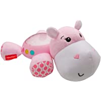 Fisher-Price - Hipopótamo dulces sueños rosa- juguete de cuna bebé (Mattel FGG89)